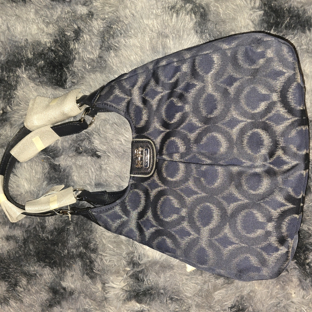 Elegant Blue Coach Women's Bag